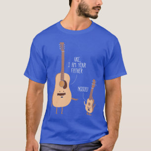 Camiseta Uke soy tu padre ukelele música de guitarra famili