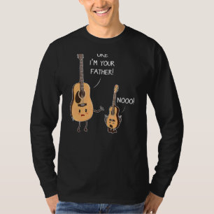 Camiseta Uke, soy tu padre Ukulele, música de guitarra de p