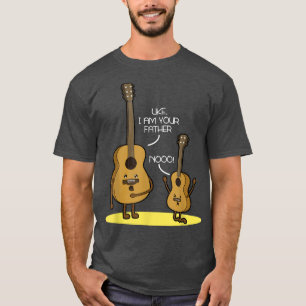 Camiseta Uke soy tu padre Ukulele Música de guitarra divert