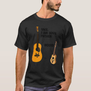 Camiseta Uke, yo soy tu padre Guitarista de Música de guita