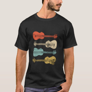 Camiseta Ukelele Colorido Eapple Hawaiano