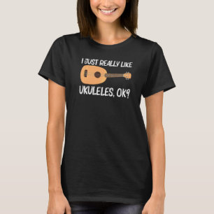 Camiseta Ukelele genial para hombres y mujeres instrumento