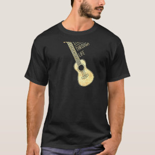 Camiseta Ukelele Guitar Ukelele Música Chiller Ukelele Prin