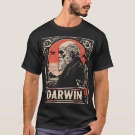 Camiseta Ukiyo-e Darwin | Retrato de teoría de la evolución