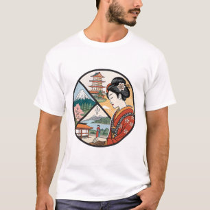 Camiseta Ukiyo-e ("Imágenes del mundo flotante")