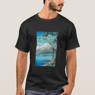 Camiseta Ukiyo-e, Monte Fuji, Nihonga, Imprenta, M
