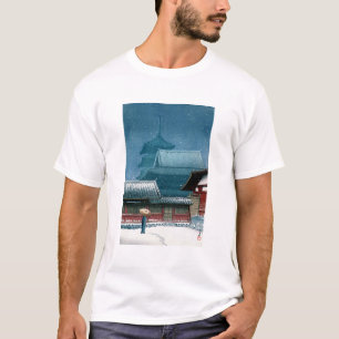 Camiseta ukiyoe - hasui - N.º 31 Templo Tennoji en Osaka -