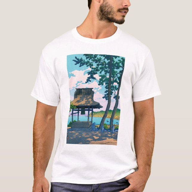 Camiseta ukiyoe hasui No49 Shogetsuin Temple in Ito, Izu (Anverso)