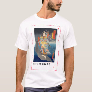 Camiseta ukiyoe - Yūfu Tsunade - mago japonés -