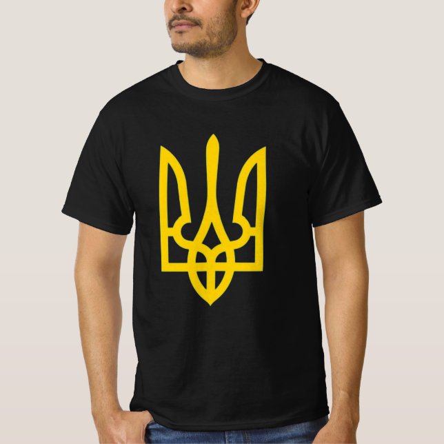 Camiseta Ukraine basic Trident T-Shirt (Anverso)