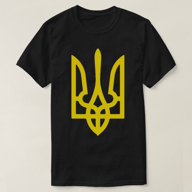 Camiseta Ukraine Coat Of Arms Symbol  Ukrainian National Co (Diseño del anverso)