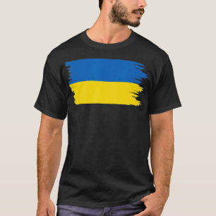 Camiseta Ukraine Flag Merchandise For Ukrainians, American 