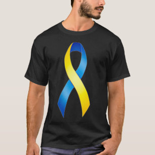 Camiseta Ukraine Flag Pocket Ribbon Ukrainian Flag Support