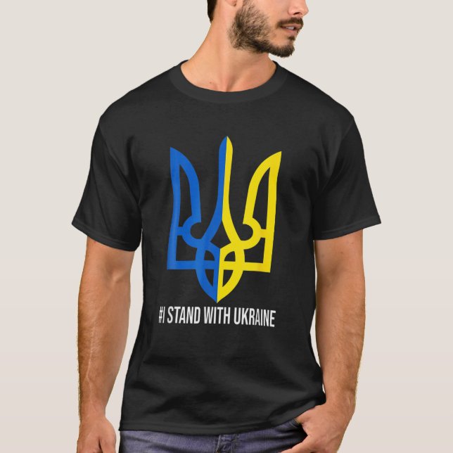 CAMISETA UKRAINE FLAG SYMBOL (Anverso)