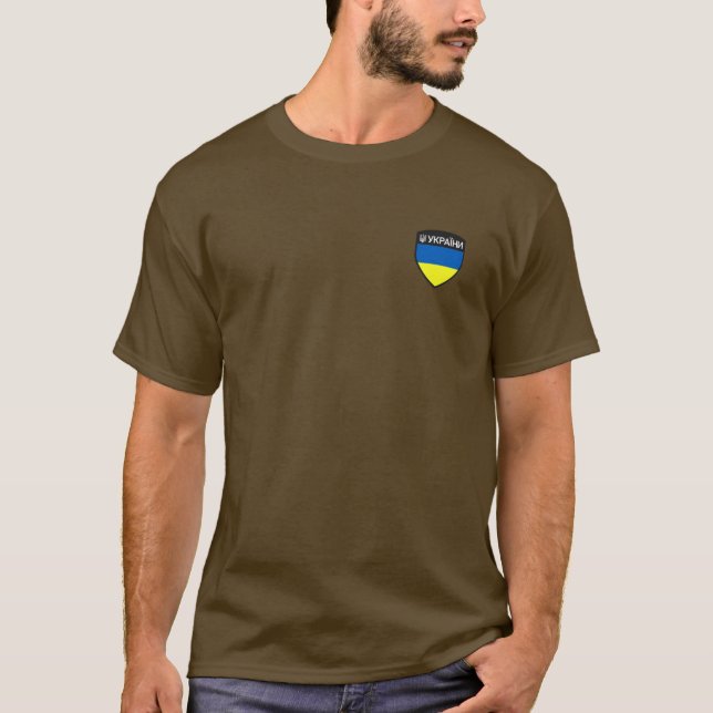 Camiseta Ukraine Flag Symbol Volodymyr Zelensky Ukrainian P (Anverso)