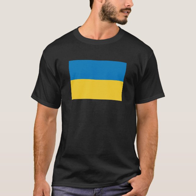 Camiseta Ukraine flag T-Shirt, Patrio (Anverso)