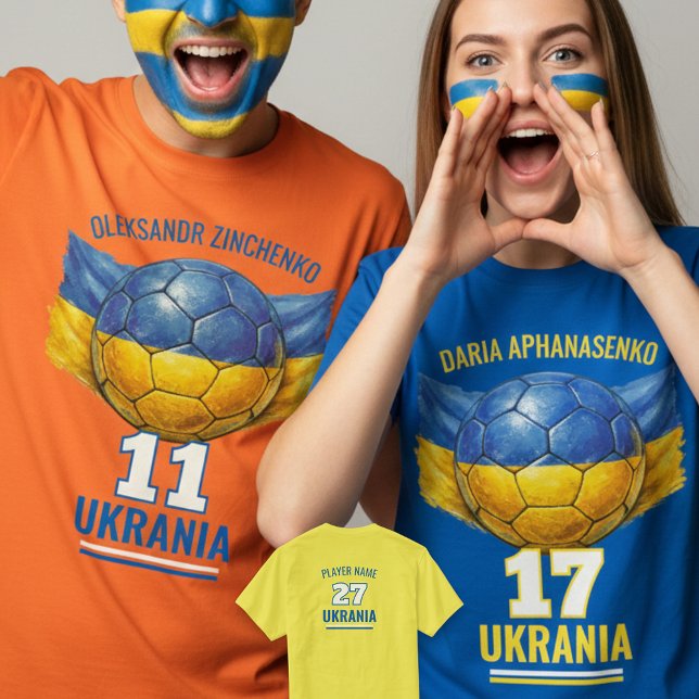 Camiseta Ukraine Football National Flag Heritage Soccer (Subido por el creador)