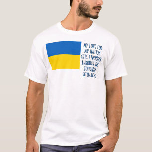 CAMISETA UKRAINE SLOGAN
