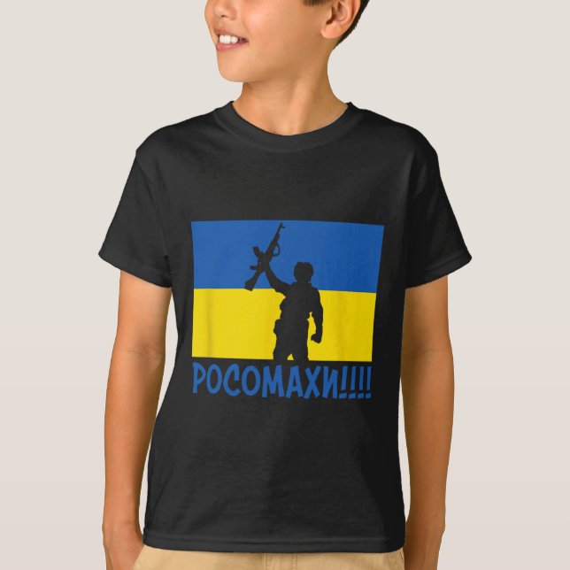 Camiseta Ukraine Wolverines War National Stand Love Support (Anverso)