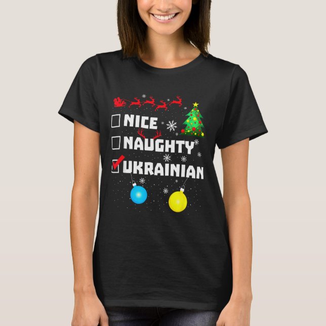 Camiseta Ukrainian Christmas  (Anverso)