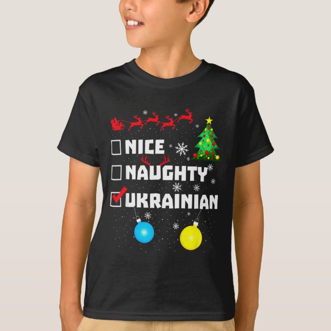 Camiseta Ukrainian Christmas  (Anverso)