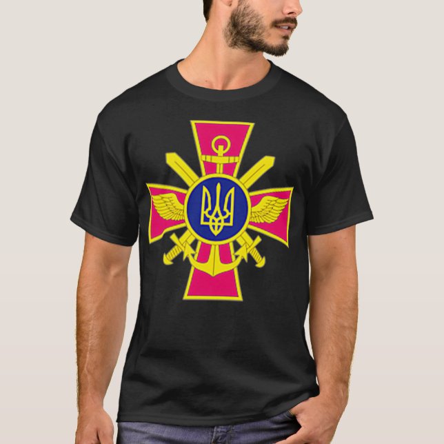 Camiseta Ukrainian Coat of Arms  Ukraine President Zelensky (Anverso)