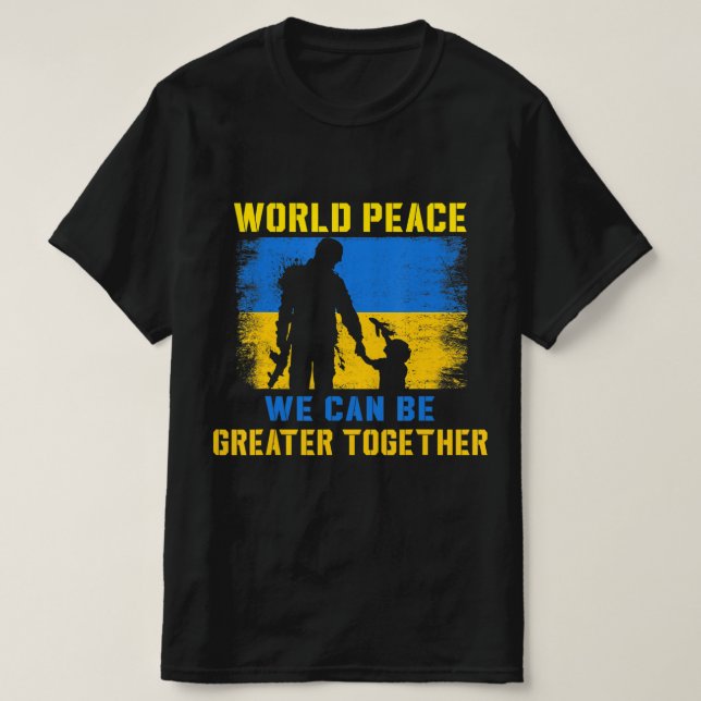 CAMISETA UKRAINIAN GROUND FORCES EMBLEM UKRAINE ARMY ARMED  (Diseño del anverso)