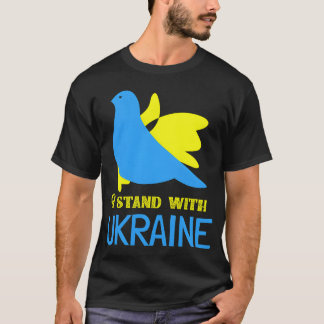 Camiseta Ukrainian Support Ukrainian Flag I Stand With Ukra