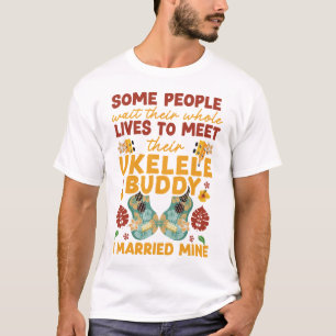 Camiseta Ukulele Algunas Personas Esperan Toda Su Vida Para