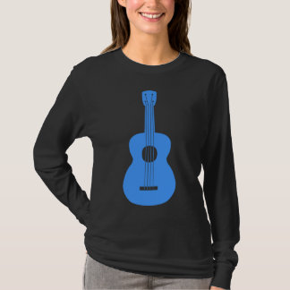Camiseta Ukulele - Azul bebé