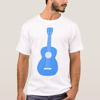 Camiseta Ukulele - Azul bebé
