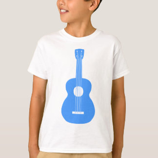 Camiseta Ukulele - Azul bebé