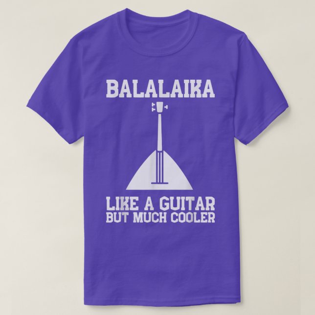 Camiseta Ukulele Baglama Guitarra rusa Musi (Diseño del anverso)