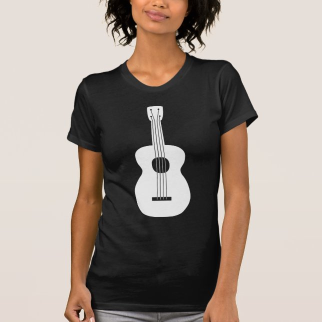 Camiseta Ukulele - Blanco (Anverso)
