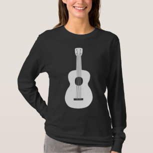 Camiseta Ukulele - Blanco