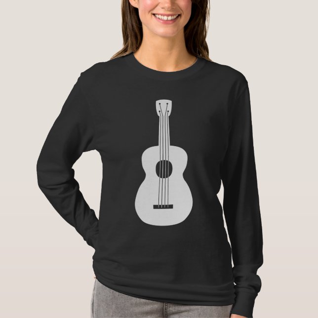 Camiseta Ukulele - Blanco (Anverso)