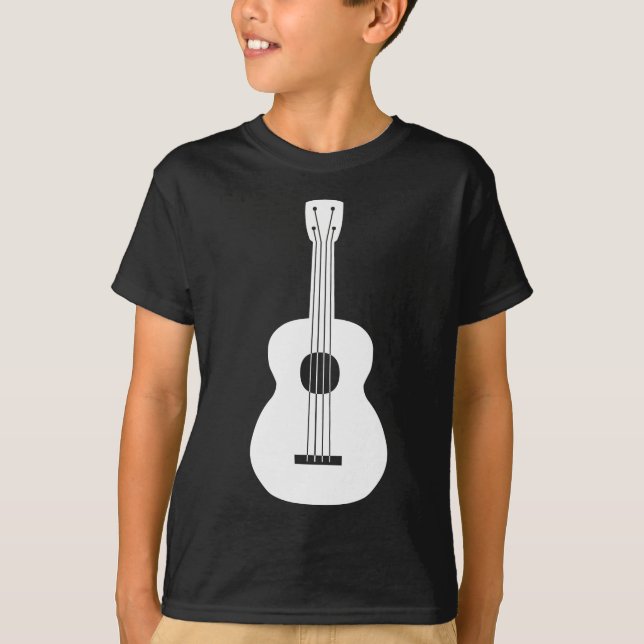 Camiseta Ukulele - Blanco (Anverso)