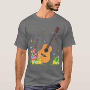 Camiseta Ukulele Bunny Semana Santa Caza de Huevos Gracioso