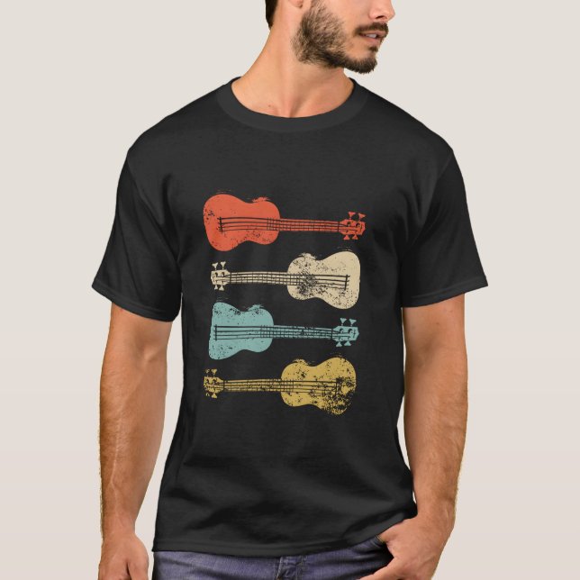 Camiseta Ukulele Colorful Eapple Hawaiian Uke (Anverso)