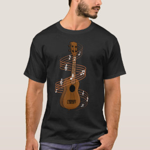 Camiseta Ukulele cuatro instrumentos de cadena