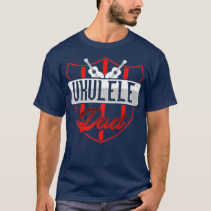Camiseta Ukulele Dad Uke Guitar Acoustic Hawaii
