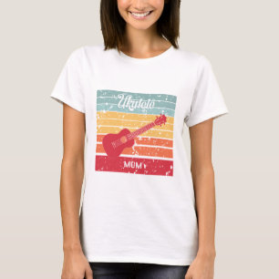 Camiseta Ukulele de estilo vintage personalizable