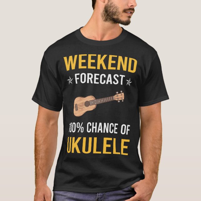 Camiseta Ukulele de fin de semana (Anverso)