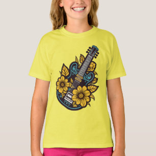 Camiseta Ukulele de nombre personalizado