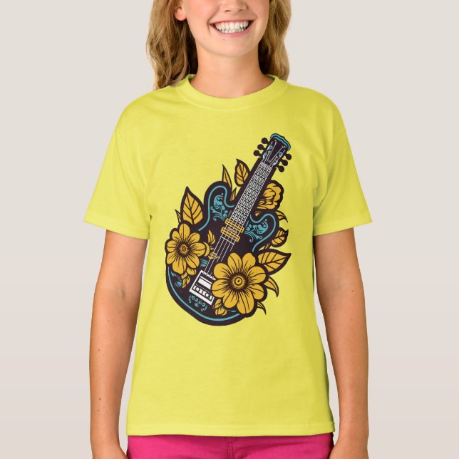 Camiseta Ukulele de nombre personalizado (Anverso)