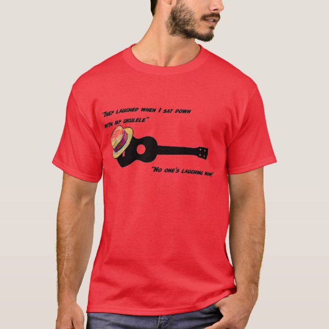 Camiseta Ukulele de risa (Anverso)