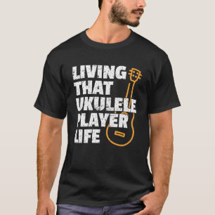 Camiseta Ukulele Dice Jugador De Ukulele Hawaiiano