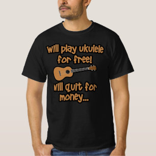 Camiseta Ukulele Divertido