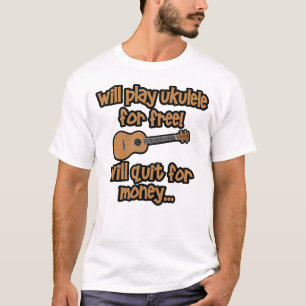 Camiseta Ukulele Divertido