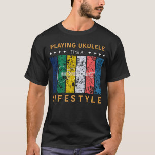Camiseta Ukulele es un divertido tee de estilo de vida